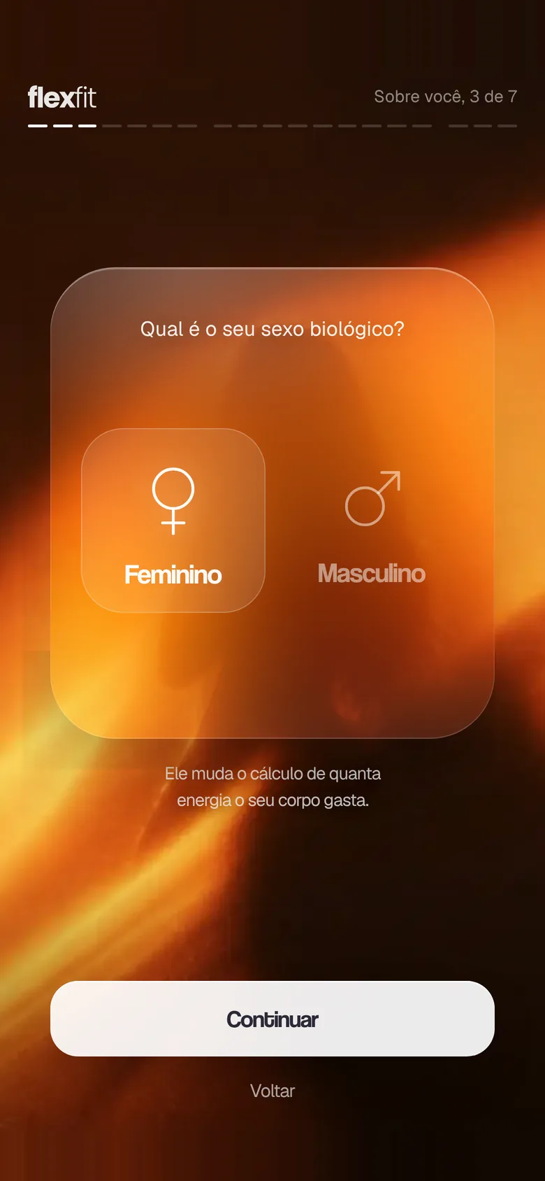 Cadastro do FlexFit